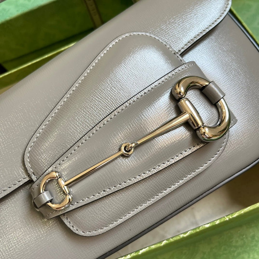 ＧＣＣＩHORSEBIT 1955 SMALL SHOULDER BAG GREY