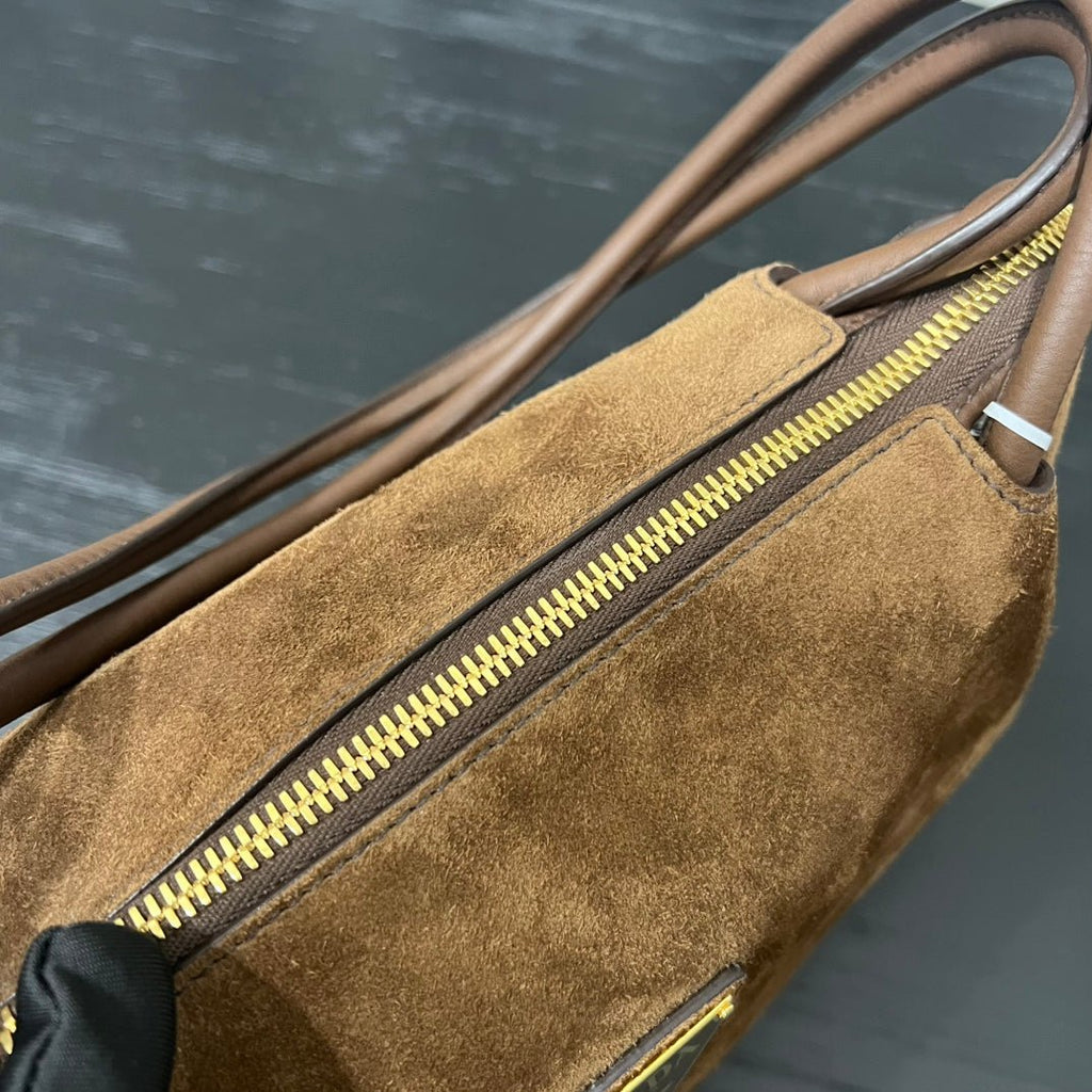 ＰＲＤＡ DARLING MEDIUM SUEDE LEATHER SHOULDER BAG