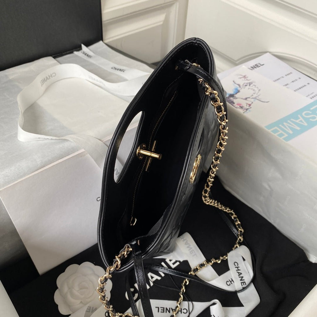 ＣＨＮＥＬ31 MINI SHOPPING BAG BLACK