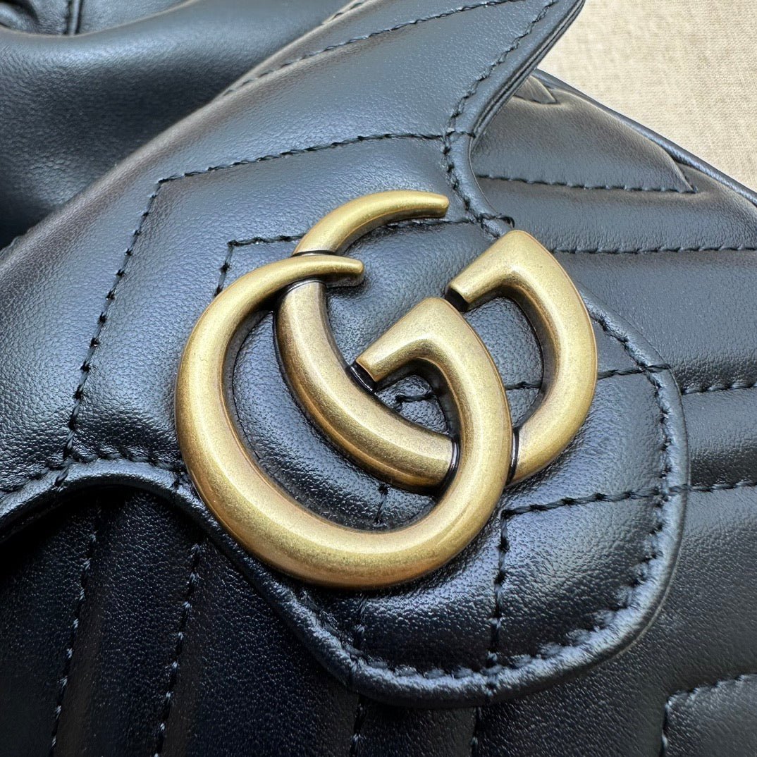 ＧＣＣＩGG MARMONT MINI BUCKET BAG BLACK