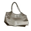 ＰＲＤＡ SOFT CALFSKIN BLACK CHAIN TOTE BAG