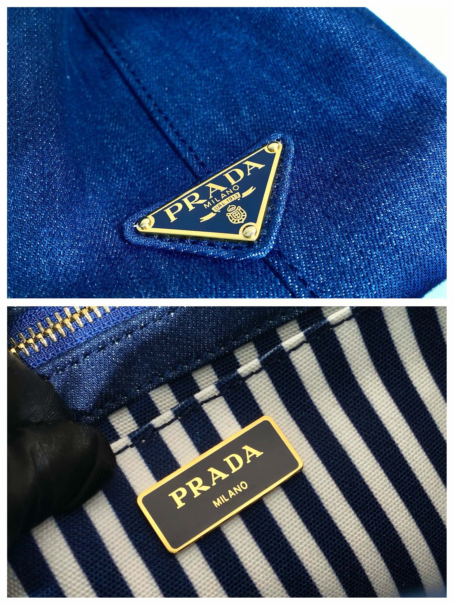 ＰＲＤＡ GIARDINIERA SMALL TOTE BLUE