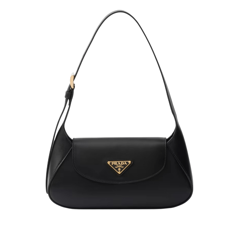 ＰＲＤＡ SMALL LEATHER SHOULDER BAG BLACK
