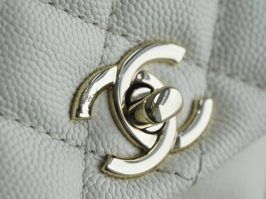 ＣＨＮＥＬCOCO HANDLE BAG WHITE