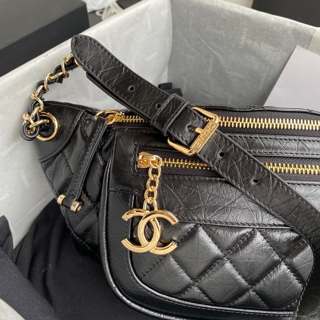 ＣＨＮＥＬWAIST BAG WITH COIN PURSE BLACK