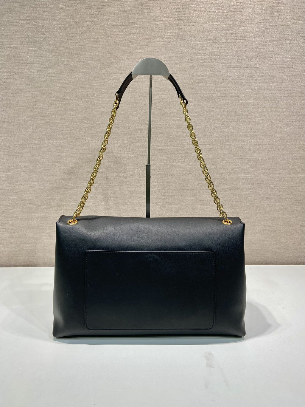 ＰＲＤＡ DOUX EXTRA LARGE LEATHER SHOULDER BAG BLACK