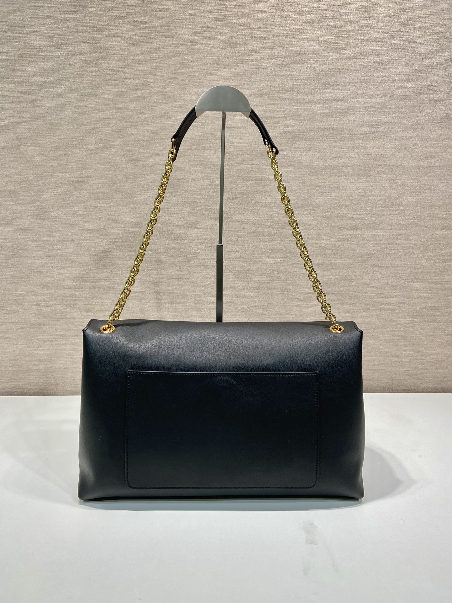 ＰＲＤＡ DOUX EXTRA LARGE LEATHER SHOULDER BAG BLACK