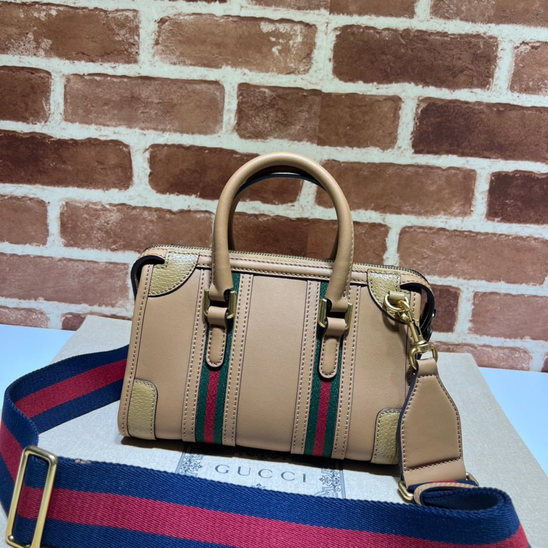 ＧＣＣＩGG SMALL TOP HANDLE BAG TAUPE BROWN