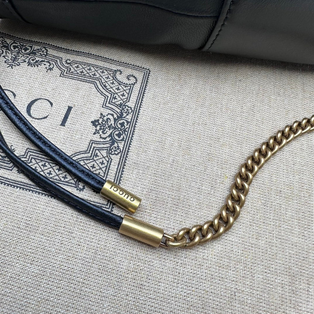 ＧＣＣＩGG MARMONT MINI BUCKET BAG BLACK