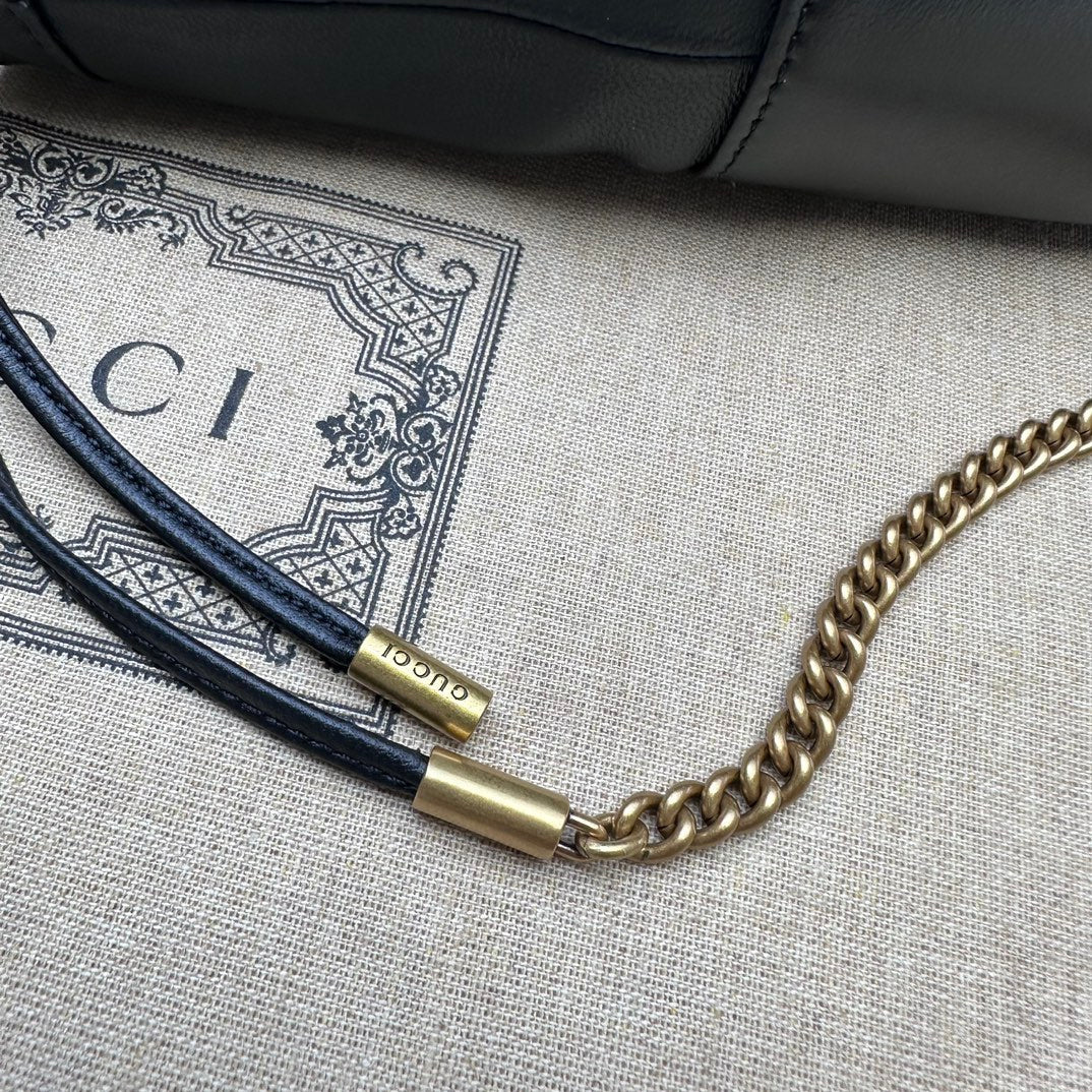 ＧＣＣＩGG MARMONT MINI BUCKET BAG BLACK