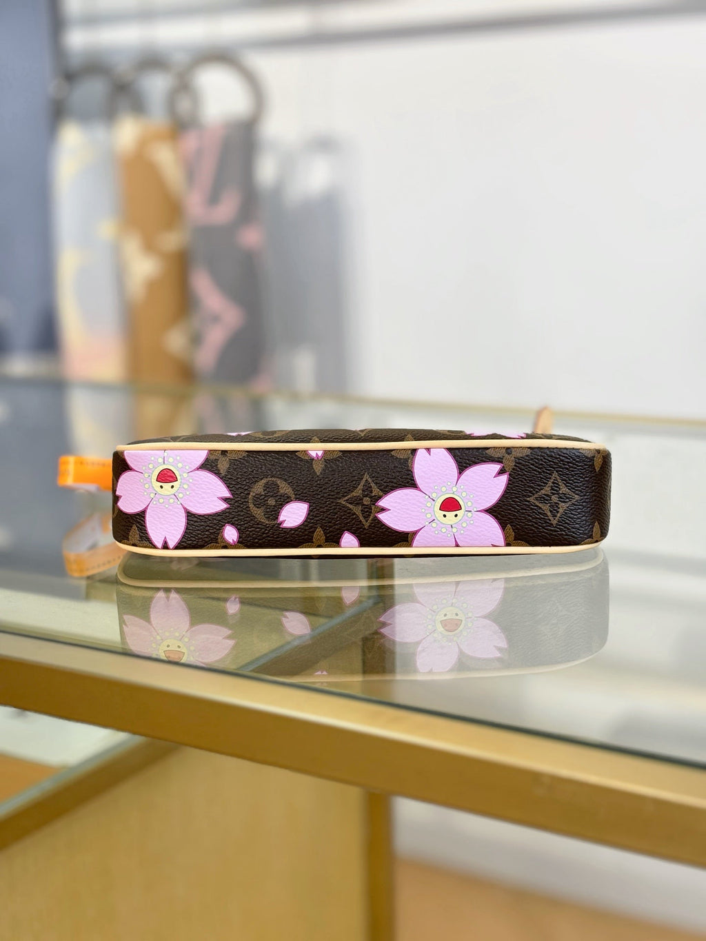 ＬＳ ＶＴＴＯＮ x TM POCHETTE ACCESSOIRES BROWN