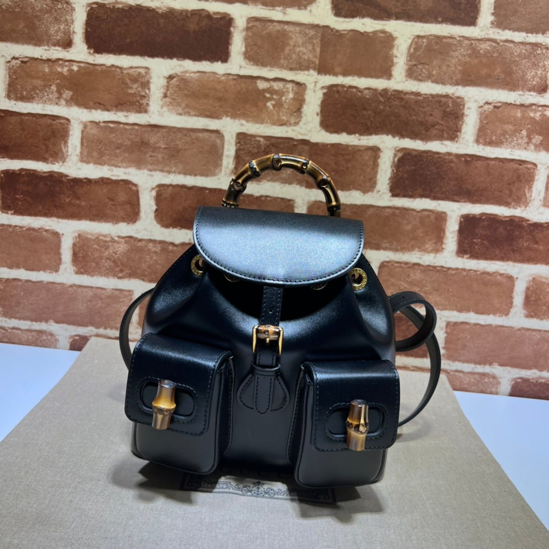 ＧＣＣＩSMALL BAMBOO BACKPACK BLACK