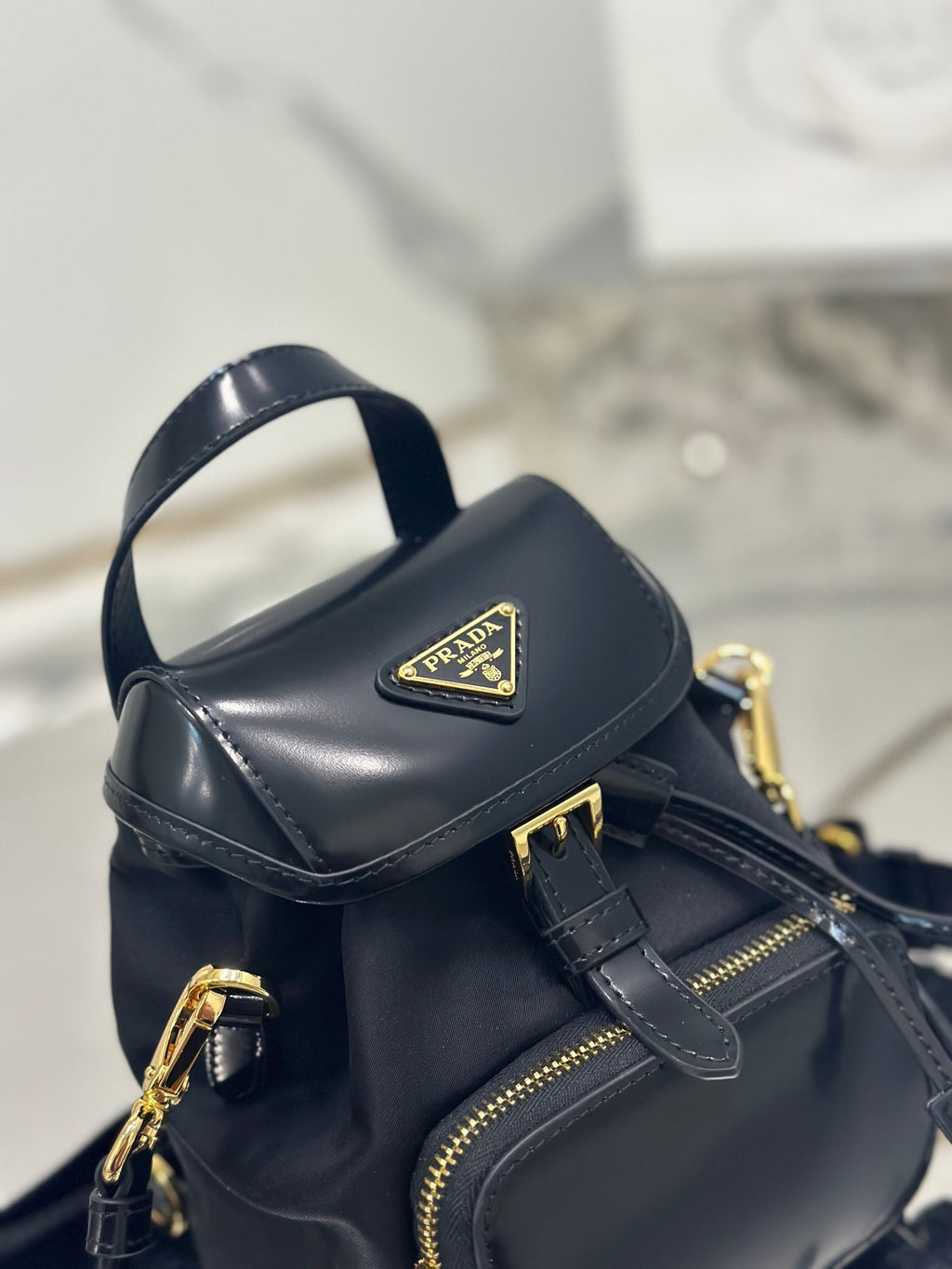 ＰＲＤＡ SMALL RE-NYLON BACKPACK