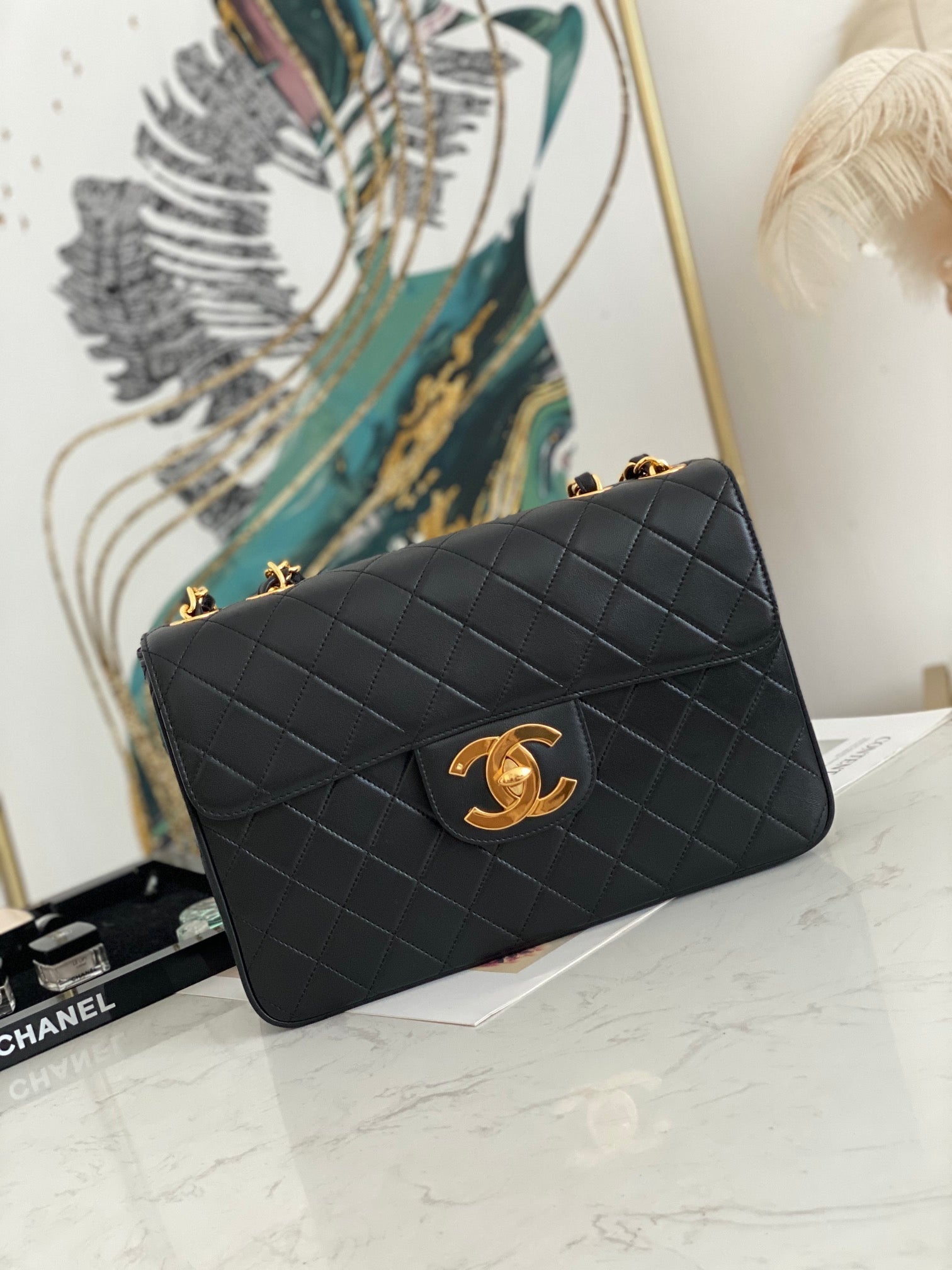 ＣＨＮＥＬJUMBO FLAP BAG