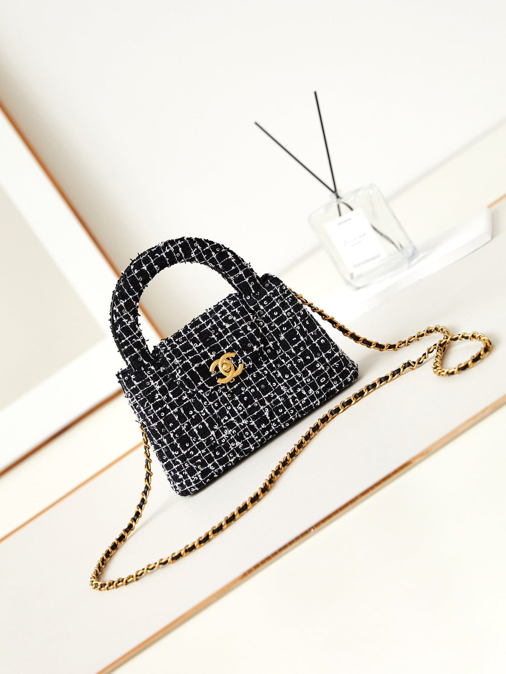 ＣＨＮＥＬMINI KELLY 23K TOP HANDLE
