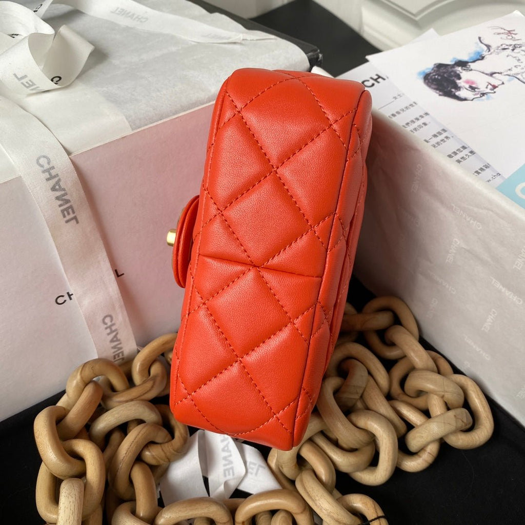 ＣＨＮＥＬ MINI FLAP BAG RED