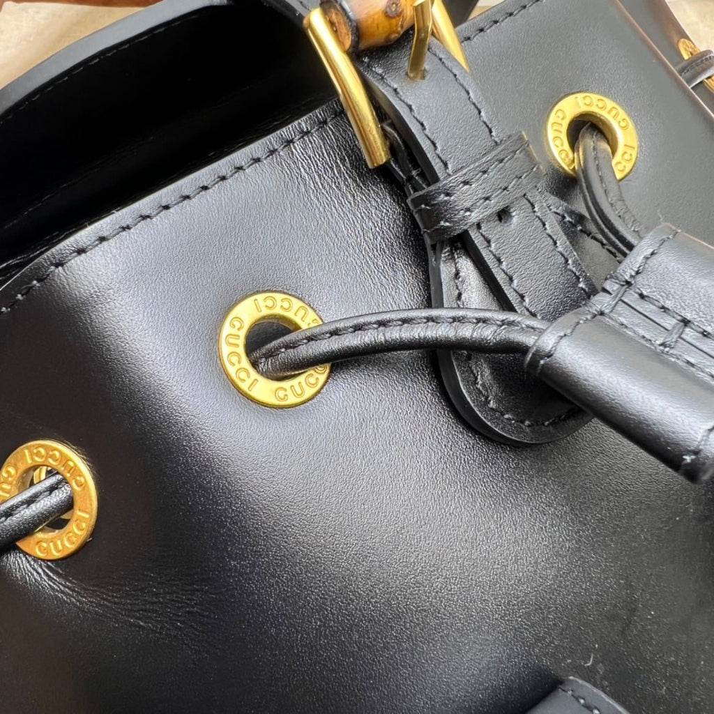 ＧＣＣＩSMALL BAMBOO BACKPACK BLACK