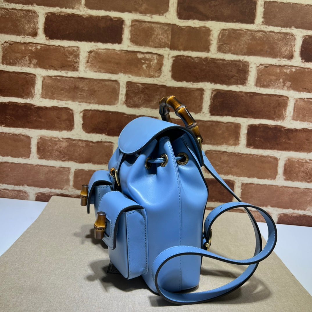 ＧＣＣＩSMALL BAMBOO BACKPACK BLUE