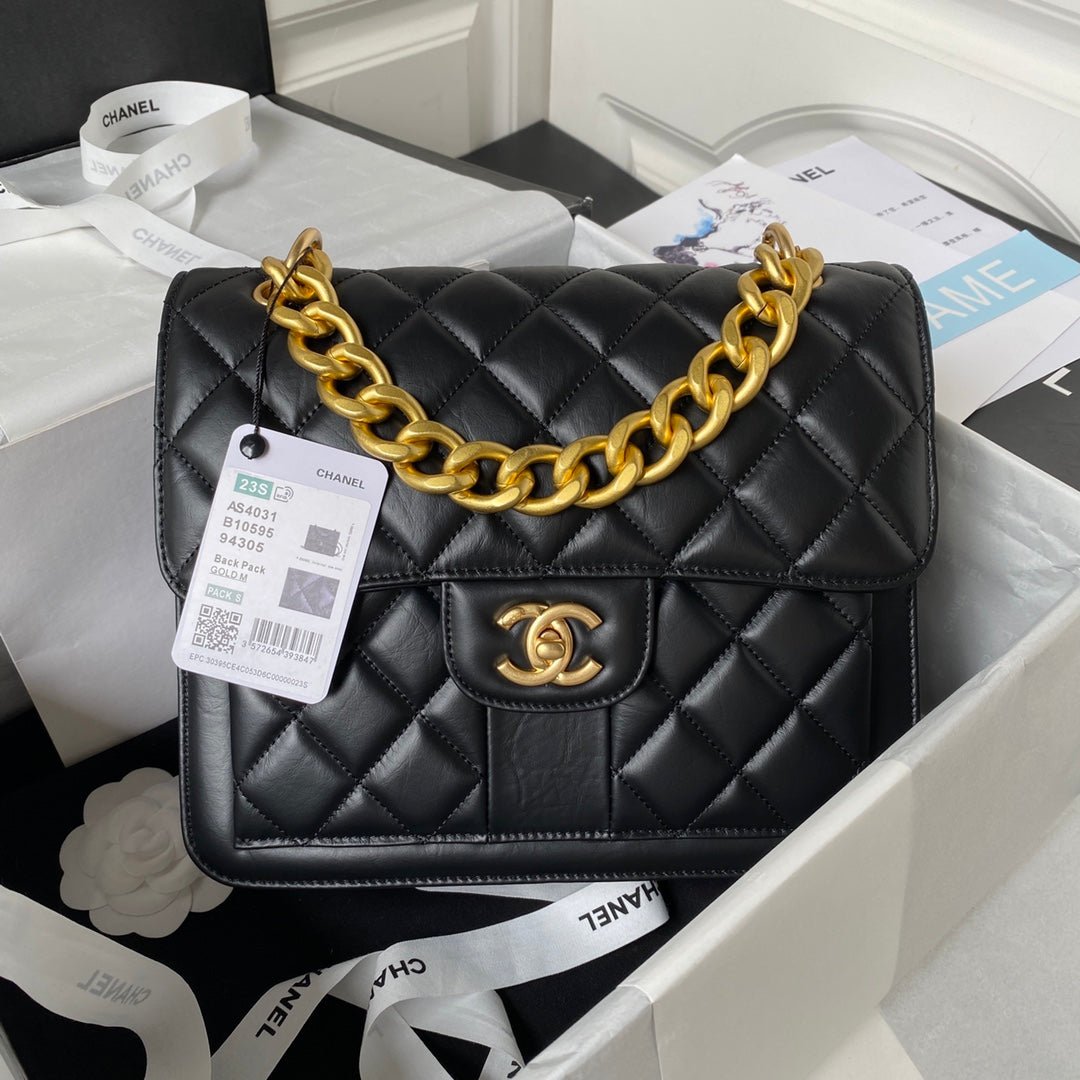 ＣＨＮＥＬCLASSIC FLAP BACKPACK BLACK
