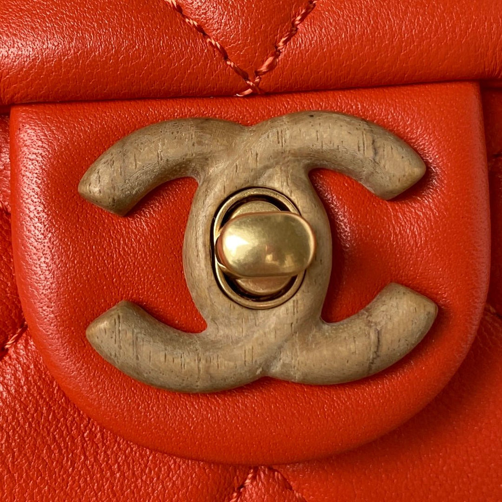 ＣＨＮＥＬ MINI FLAP BAG RED