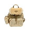 ＰＲＤＡ RE-NYLON AND SHEARLING BACKPACK