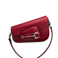 ＧＣＣＩHORSEBIT 1955 MINI LEATHER SHOULDER BAG BOLD RED
