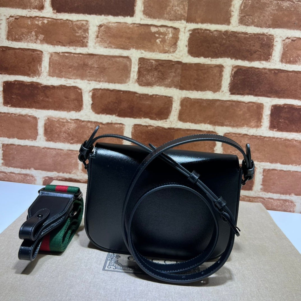 ＧＣＣＩHORSEBIT 1955 SHOULDER SMALL BAG BLACK