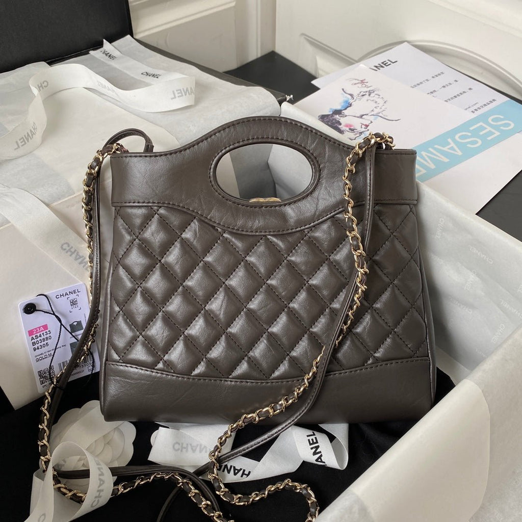 ＣＨＮＥＬ31 MINI SHOPPING BAG TAUPE