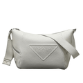 ＰＲＤＡ WHITE LEATHER SHOULDER BAG