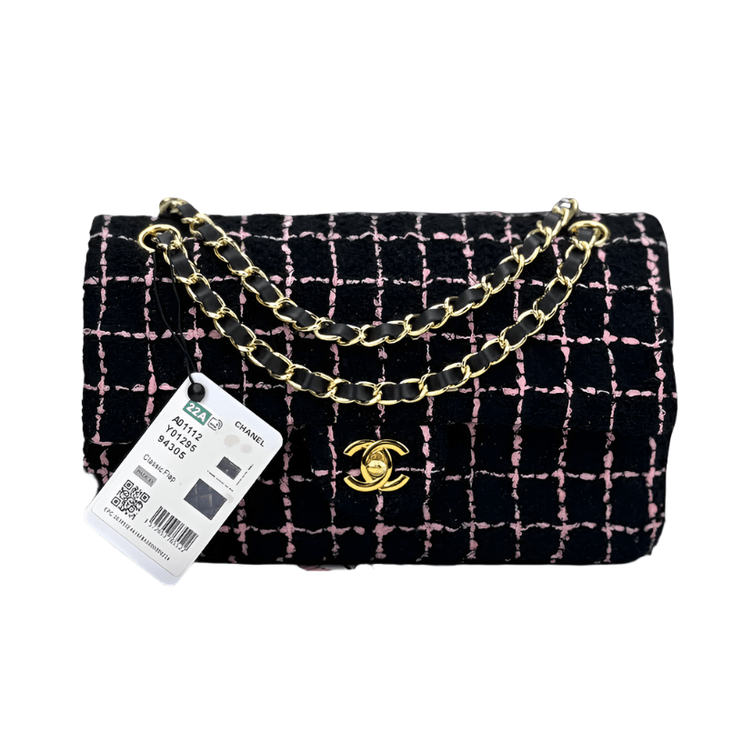 ＣＨＮＥＬCLASSIC 11.12 MEDIUM FLAP BAG BLACK