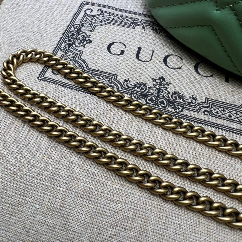 ＧＣＣＩGG MARMONT BUCKET BAG GREEN