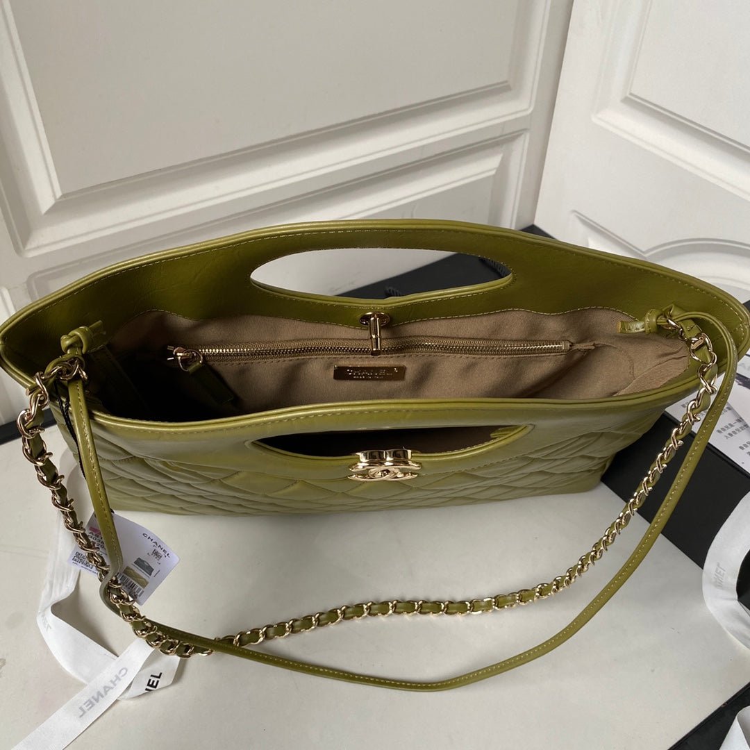 ＣＨＮＥＬ31 MINI SHOPPING BAG FIELD DRAB