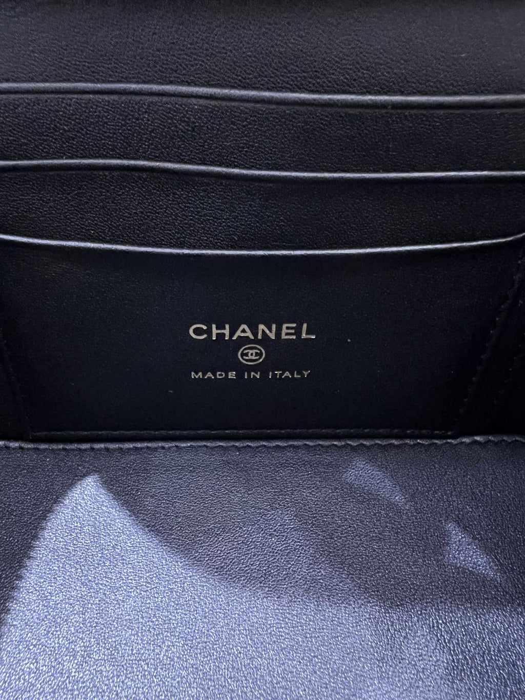 ＣＨＮＥＬCHAIN VANITY CASE BLACK