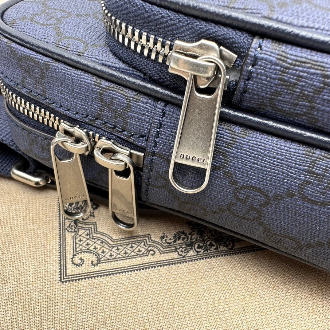 ＧＣＣＩOPHIDIA MINI SHOULDER BAG GG SUPREME NAVY