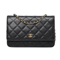 ＣＨＮＥＬCLASSIC WALLET ON CHAIN BLACK