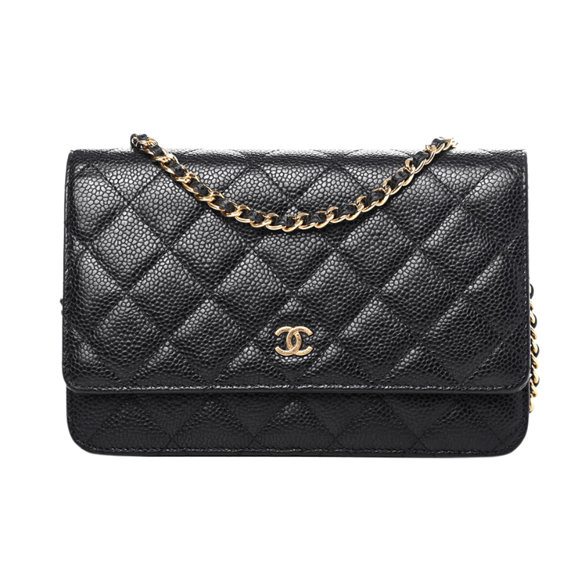 ＣＨＮＥＬCLASSIC WALLET ON CHAIN BLACK