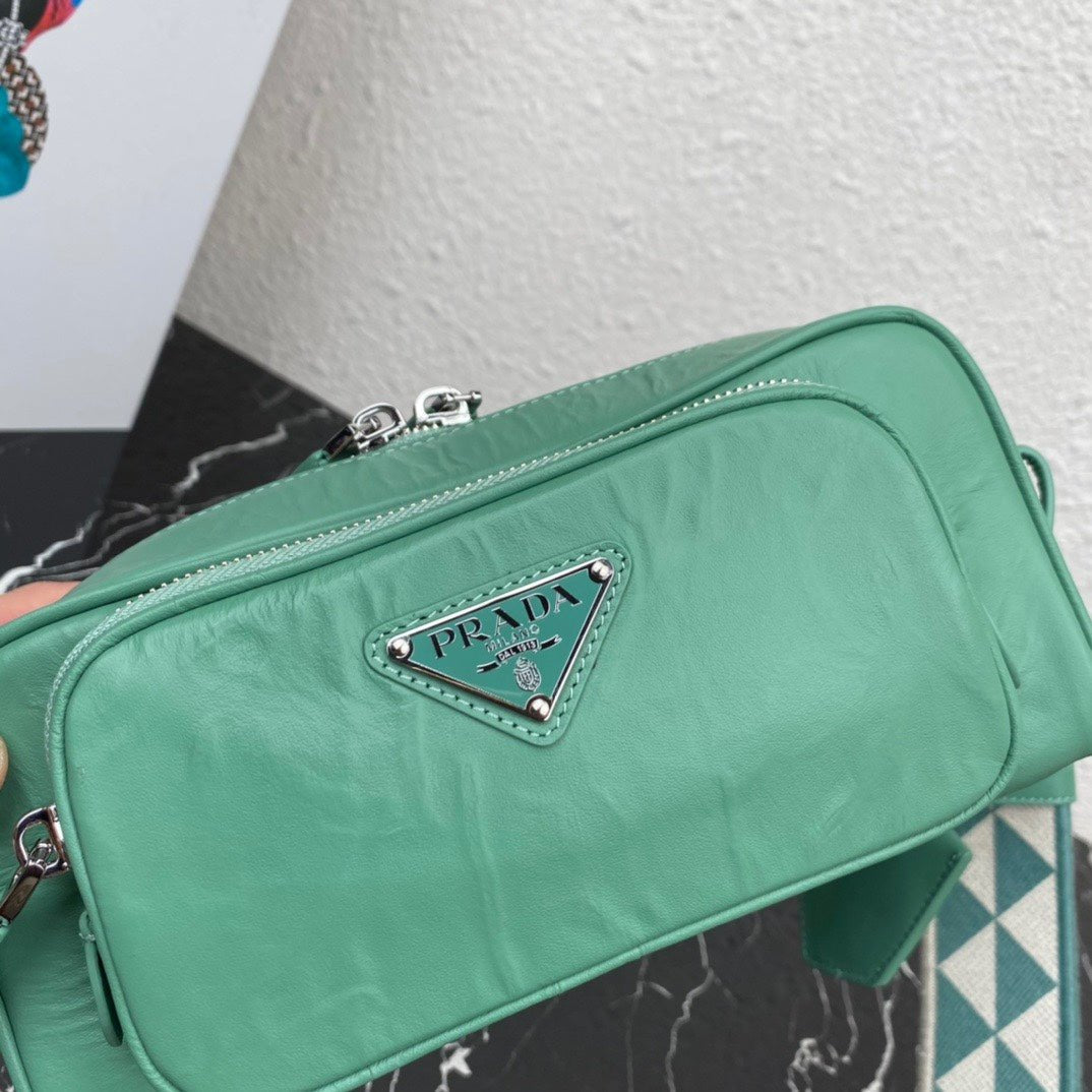 ＰＲＤＡ NAPPA ANTIQUE MULTI-POCKET SHOULDER BAG SAGE GREEN