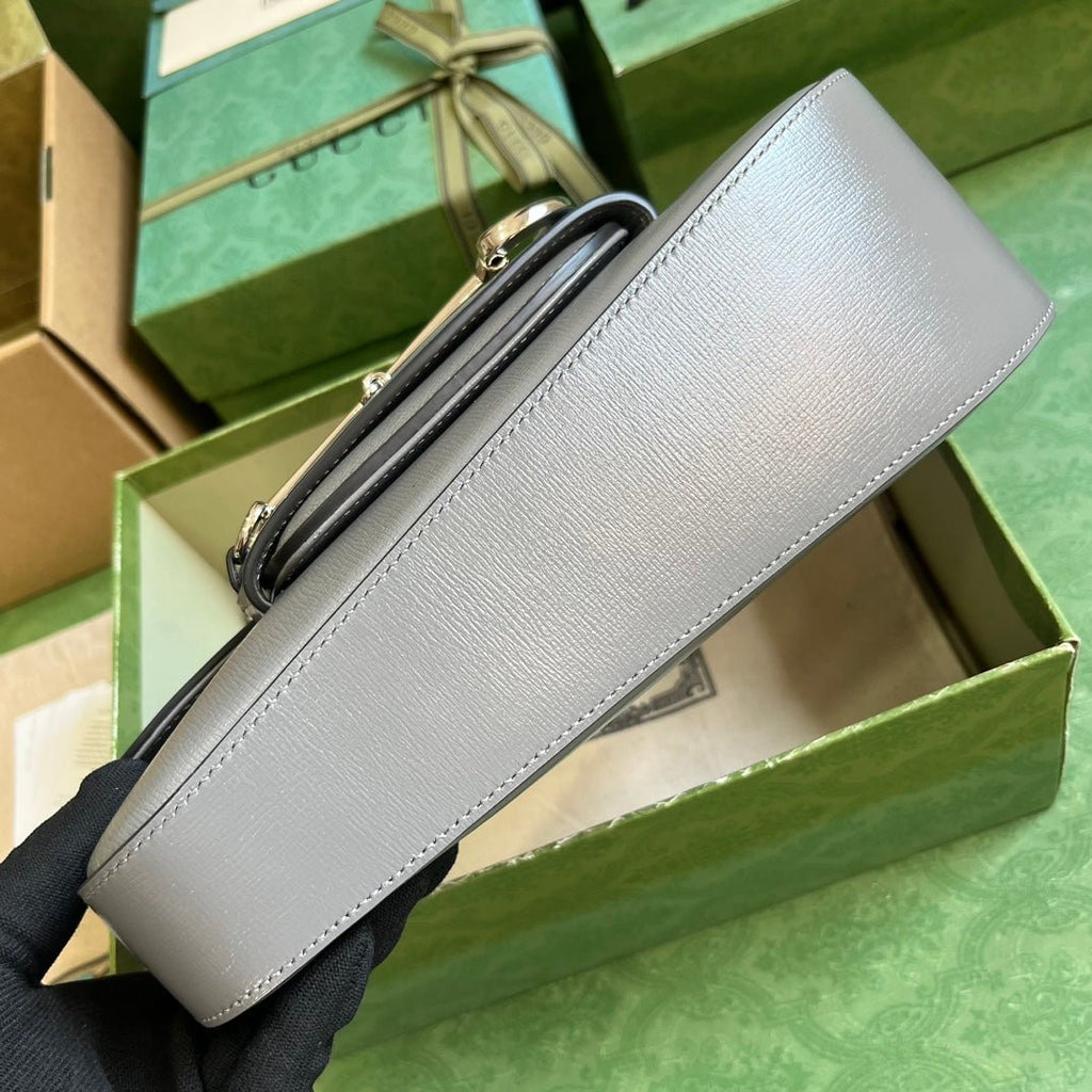 ＧＣＣＩHORSEBIT 1955 SMALL SHOULDER BAG GREY