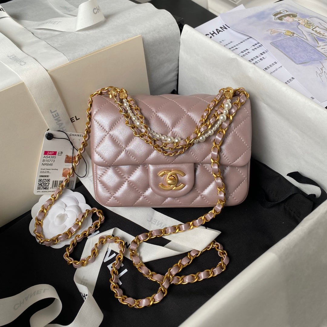 ＣＨＮＥＬ 24P CLASSIC HANDBAG PINK