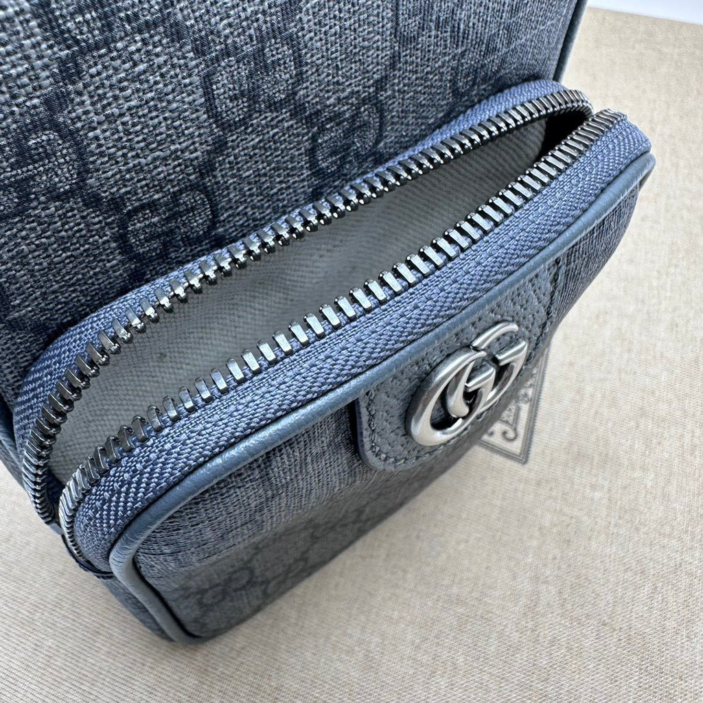 ＧＣＣＩOPHIDIA MINI SHOULDER BAG GG SUPREME GRAY