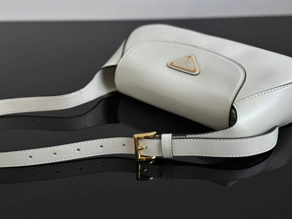 ＰＲＤＡ SMALL LEATHER SHOULDER BAG WHITE