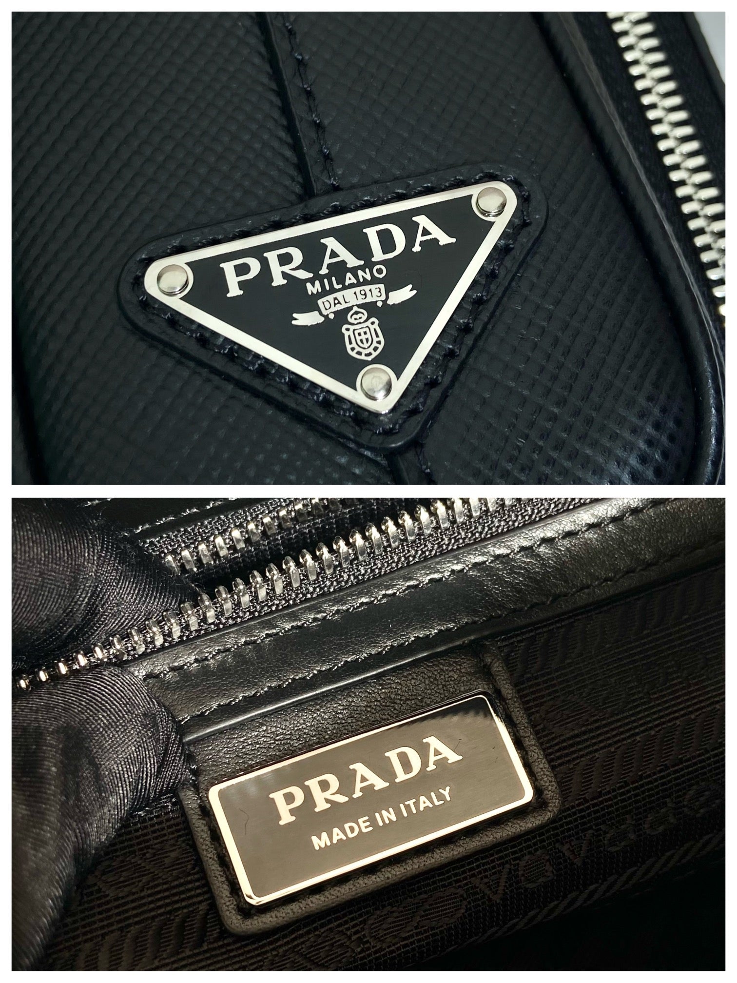 ＰＲＤＡ SAFFIANO LEATHER SHOULDER BAG BLACK