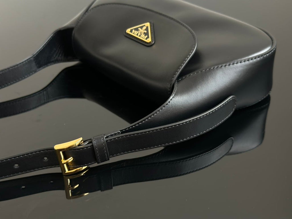 ＰＲＤＡ SMALL LEATHER SHOULDER BAG BLACK