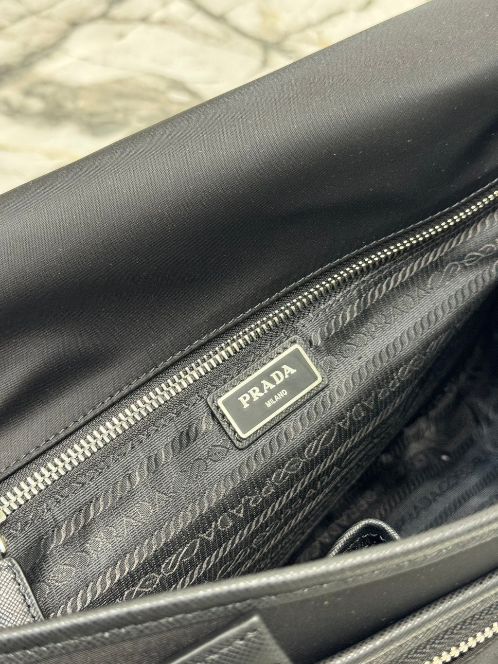 ＰＲＤＡ RE-NYLON AND SAFFIANO LEATHER SHOULDER BAG