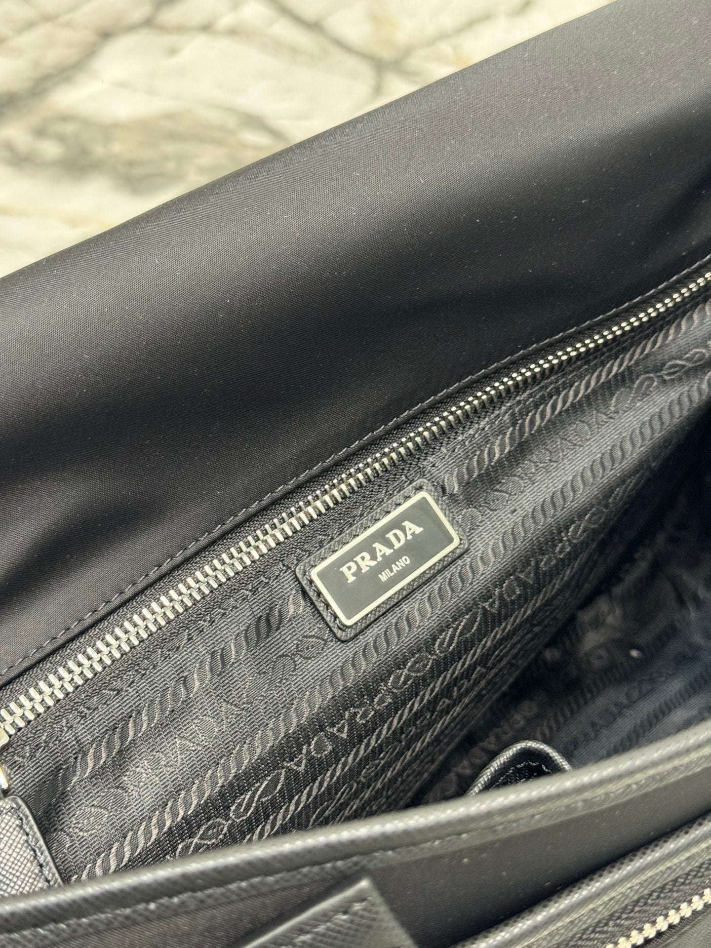 ＰＲＤＡ RE-NYLON AND SAFFIANO LEATHER SHOULDER BAG