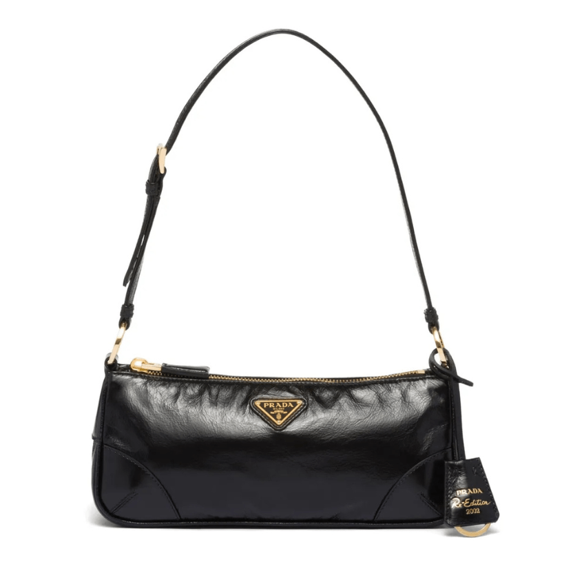 ＰＲＤＡ SMALL RE-EDITION 2002 LEATHER SHOULDER BAG