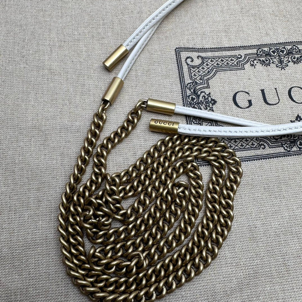 ＧＣＣＩGG MARMONT MINI BUCKET BAG WHITE