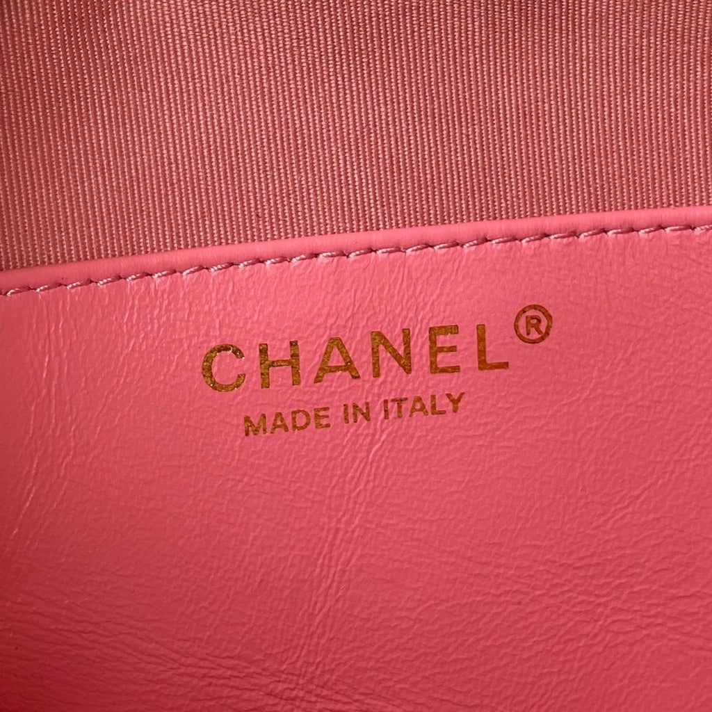 ＣＨＮＥＬHEART BAG CORAL PINK