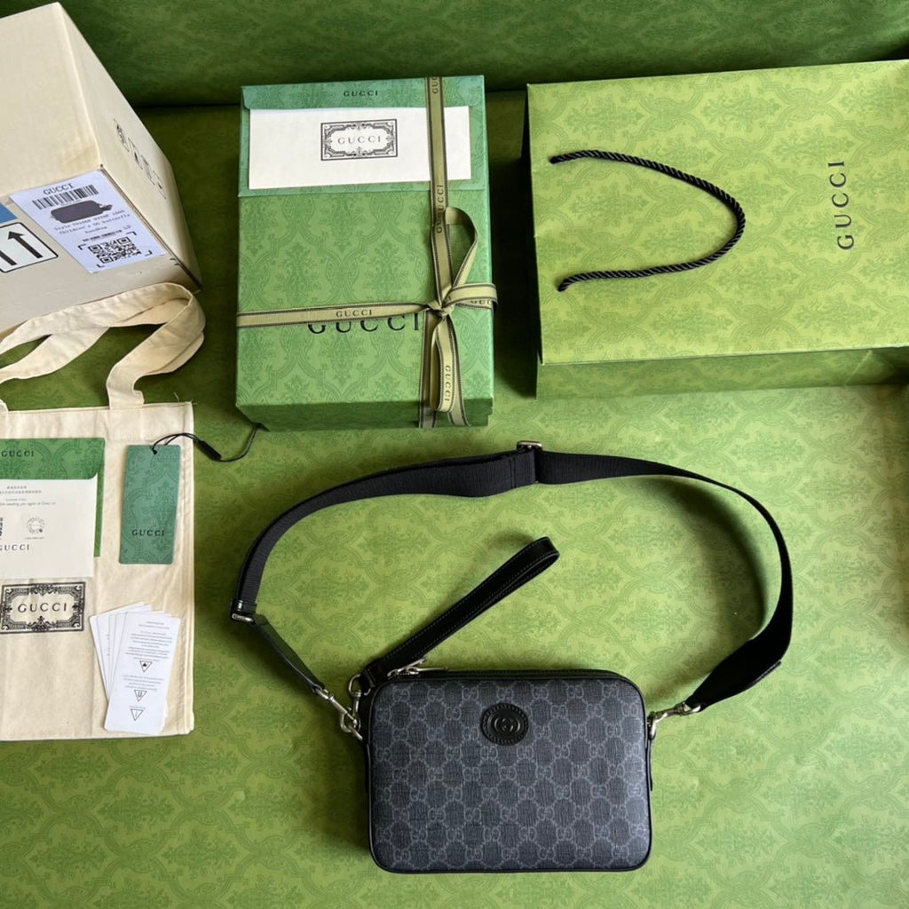 ＧＣＣＩOPHIDIA SMALL CROSSBODY BAG BLACK