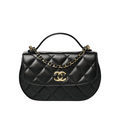 ＣＨＮＥＬFLAP BAG WITH TOP HANDLE